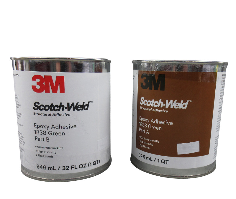 3M Scotch-Weld 1838 B/A Green Epoxy Adhesive 946 mL Quart Kit | Part# 021200-20152
