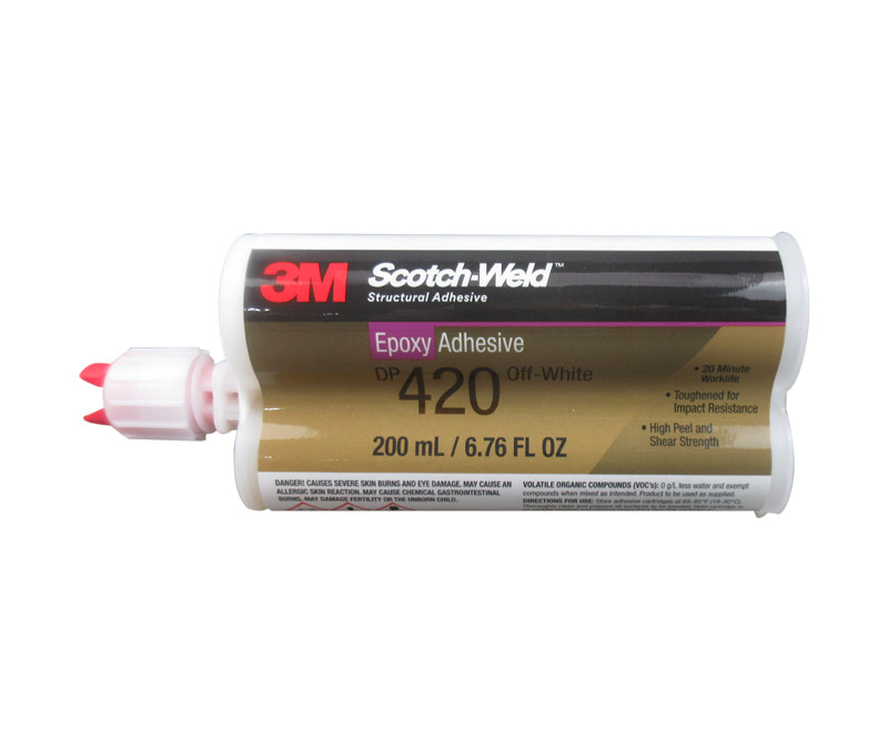 3M Scotch-Weld DP420 Off-White Epoxy Adhesive – 200 mL DuoPak Cartridge