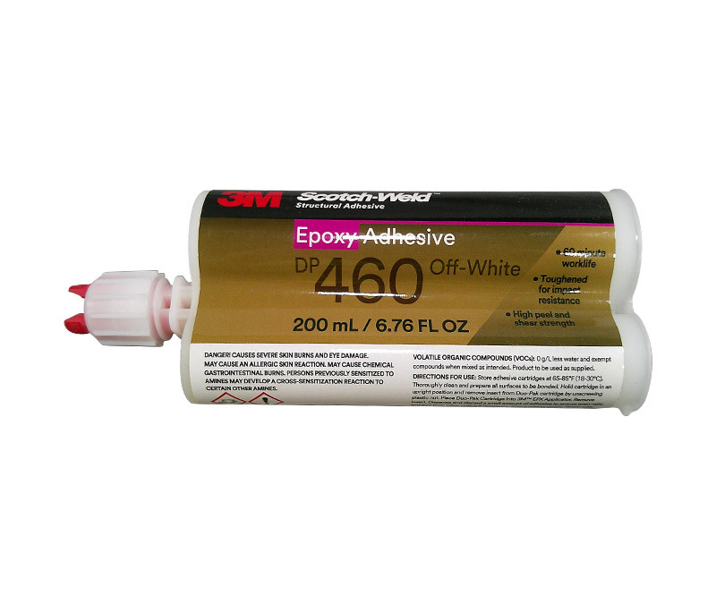3M Scotch-Weld DP460 Off-White Epoxy Adhesive – 200 mL 6.7 oz DuoPak Cartridge