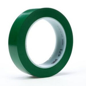 3M™ 021200-03145 Green 471 Vinyl 5.2 Mil Tape – 1″ x 36 Yard Roll