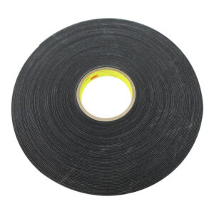 3M™ 021200-03308 Black 4516 Single-Coated 62 Mil Vinyl Foam Tape – 3/4″ x 36 Yard Roll
