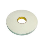 3M™ 021200-03400 Natural 4116 Single-Coated 62 Mil Urethane Foam Tape – 1:2″ x 36Yd Roll – 18:Case