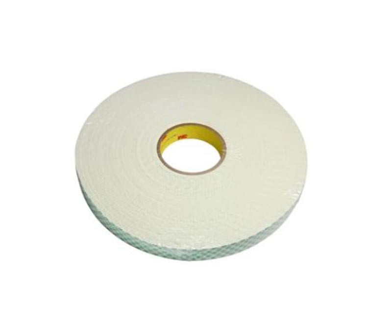 3M™ 021200-03400 Natural 4116 Single-Coated 62 Mil Urethane Foam Tape – 1/2″ x 36Yd Roll – 18/Case