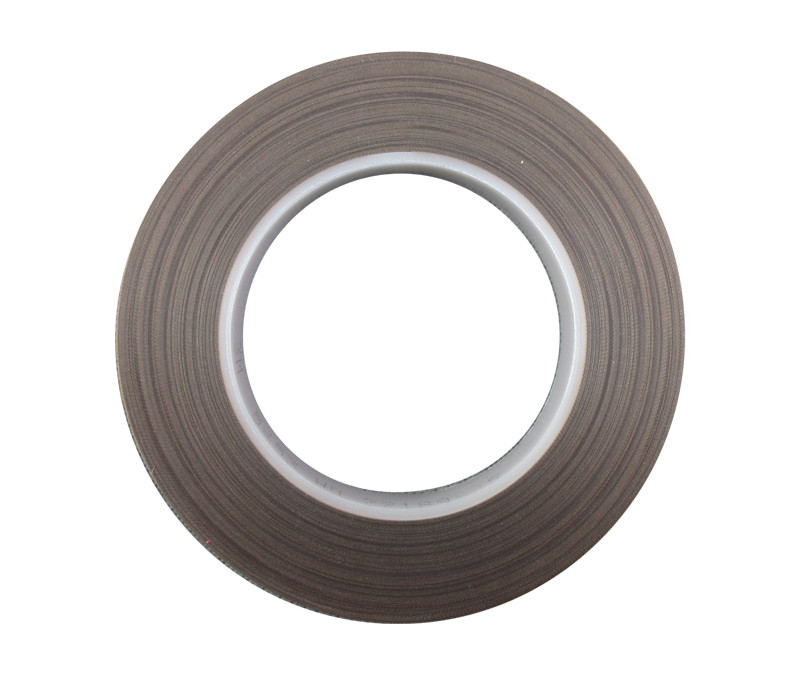 3M™ 021200-16158 Brown 5453 PTFE 8.3 Mil Glass Cloth Tape – 1/2″ x 36 Yard Roll
