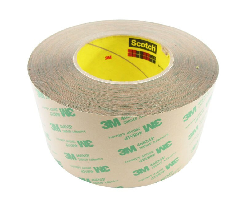 3M™ 021200-19339 Scotch® 468MP Clear 5 Mil Adhesive Transfer Tape – 3″ x 60 Yard Roll