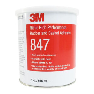 3M™ 021200-19721 Scotch-Weld™ 847 Brown Nitrile High Performance Rubber & Gasket Adhesive – Quart Can