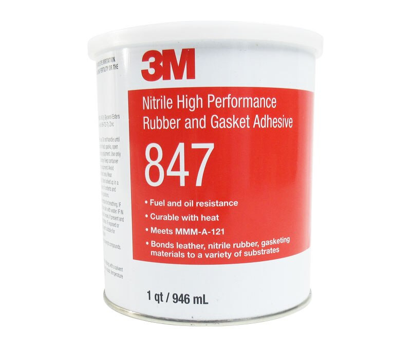 3M™ 021200-19721 Scotch-Weld™ 847 Brown Nitrile High Performance Rubber & Gasket Adhesive – Quart Can
