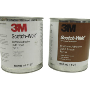3M™ 021200-20902 Scotch-Weld™ 3549 B/A Brown Urethane Adhesive – 946 mL (Quart) Kit