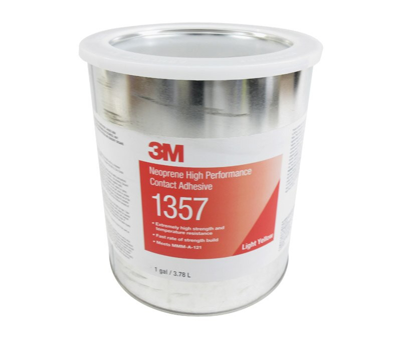 3M™ 021200-22586 Scotch-Weld™ 1357 Light Yellow Neoprene High Performance Contact Adhesive – 3.8 Liter (Gallon) Can