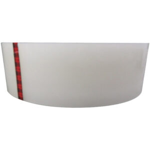 3M™ 021200-24989 Transparent 8681HS Non-Skip 14 Mil Sili Polyurethane Protective Tape - 2" x 36 Yard Roll