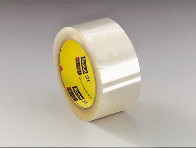 3M™ 021200-72368 Scotch® 373 Clear 2.5 Mil Box Sealing Tape – 48 mm x 50 m Roll