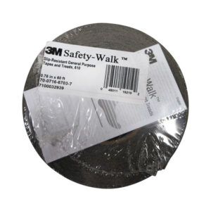 3M™ 048011-19219 Safety-Walk™ 610 Black Slip-Resistant General Purpose Tapes & Treads 3/4" x 60' Roll