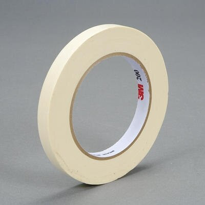 3M™ 048011-53470 Tartan™ 200 Tan Masking Tape – 36 mm x 55 m Roll – 24/Case