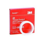 3M™ 054007-26275 Scotch® 547 White 3 Mil Pipe Thread Sealant Tape – 1:2″ x 36 Yard Roll