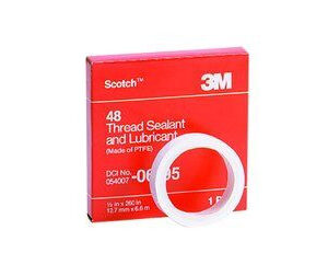 3M™ 054007-26275 Scotch® 547 White 3 Mil Pipe Thread Sealant Tape – 1/2″ x 36 Yard Roll