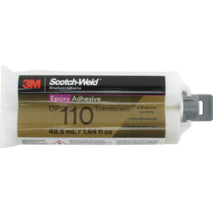 3M™ Scotch-Weld™ DP110 Translucent Epoxy Adhesive – 48.5 mL Cartridge