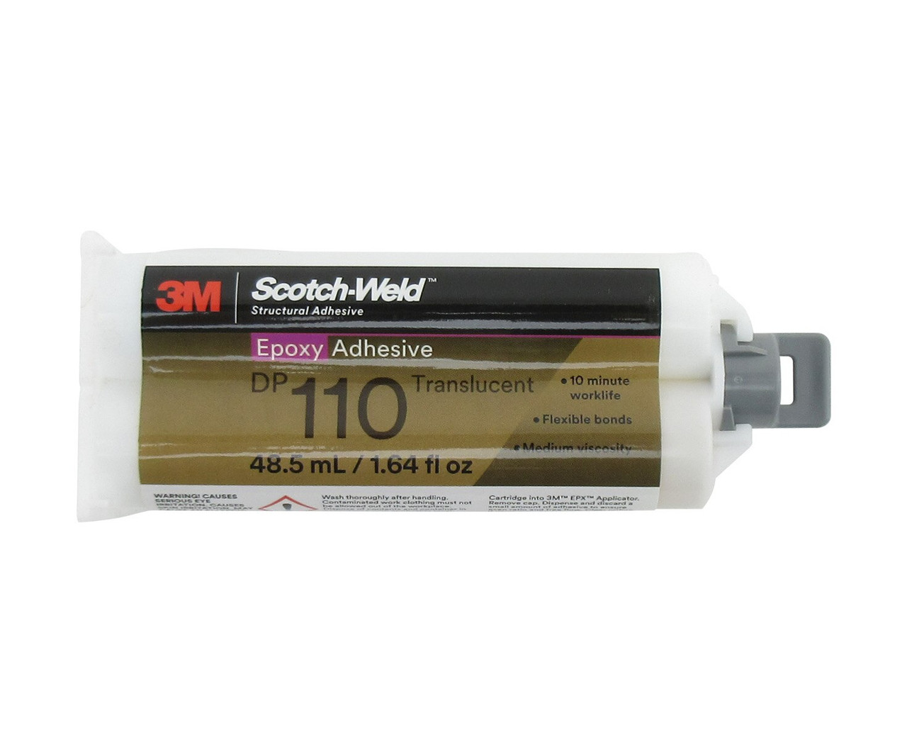 3M™ Scotch-Weld™ DP110 Translucent Epoxy Adhesive – 48.5 mL Cartridge
