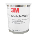 3M™ Scotch-Weld™ EC-1357 Gray-Green Neoprene High Performance Contact Adhesive – Quart Can
