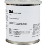 3M™ Scotch-Weld™ EC-1357 Light Yellow Neoprene High Performance Contact Adhesive – Gallon Can – 4Pack