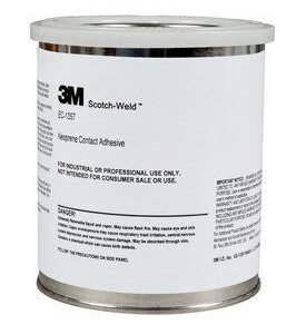 3M™ Scotch-Weld™ EC-1357 Light Yellow Neoprene High Performance Contact Adhesive - Gallon Can - 4/Pack