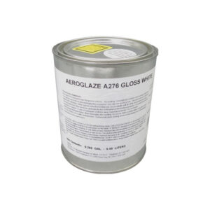 AEROGLAZE A276 Gloss White Reflective Polyurethane Coating Quart Can MPN 3001417
