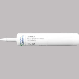 Aerospace Sealants AS106 FAA-PMA Red Silicone Adhesive Sealant - 10.3 oz Cartridge