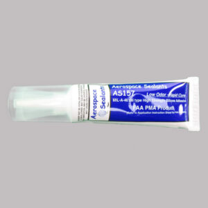Aerospace Sealants AS157 FAA-PMA Gray Silicone Adhesive Sealant - 3 oz Tube
