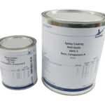 AkzoNobel 10P2-3:EC-110 Flat Black Anti-Static Conductive Epoxy Coating 1 Gallon Kit