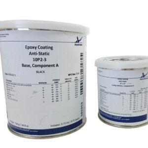AkzoNobel 10P2-3:EC-110 Flat Black Anti-Static Conductive Epoxy Coating Quart Kit Part No 504964