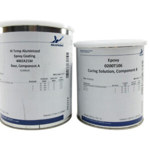 AkzoNobel 4002A21M/0200T106 Silver-White Hi-Temp Epoxy Coating 1.25 Gallon Kit