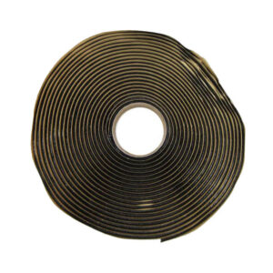 Tacky Tape® SM5601 Black 1/2" x 1/8” Butyl Sealant Tape - 30' Roll